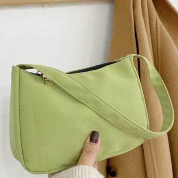 New Baguette cute lime green handbag - Picture 2 of 3
